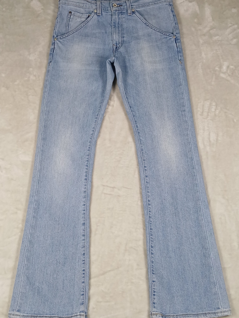 Levi's 527 Bootcut Jeans 33x34 Men's Light Wash Western Cowboy - Picture 2 of 15